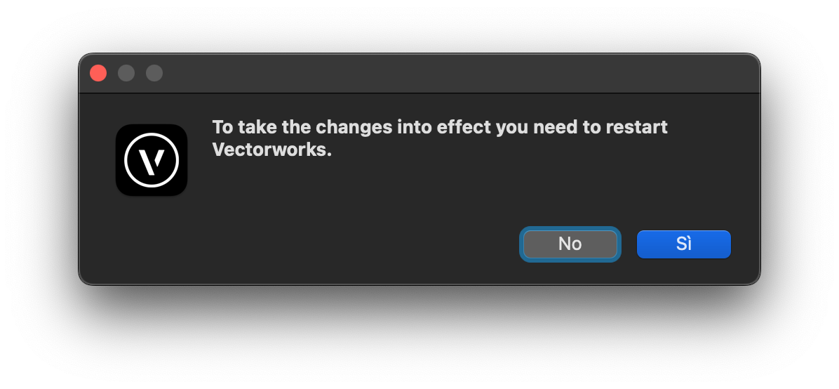 Mouldings Install Vectorworks® need to restart